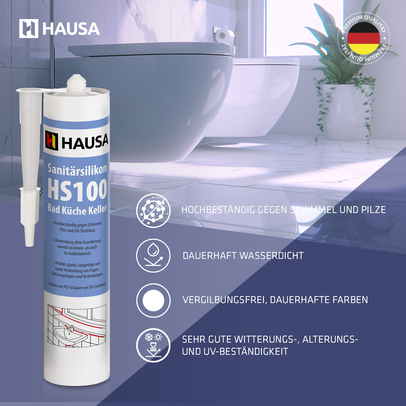 My Green Home C01 Weiß Silikon-Dichtstoff 300ml